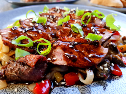 Duck Breast with Tamarind & Ginger Sauce recipe, eat well on universal credit