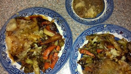 Cottage Pie and stir fried Veg